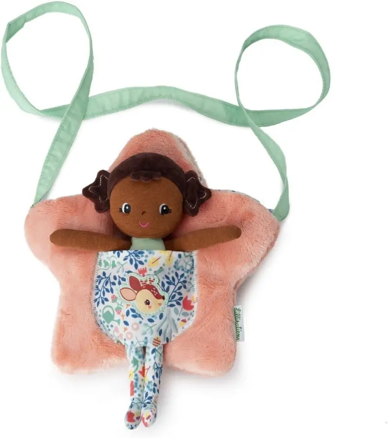 Muñeca de Trapo Anna con Bolso de Estrella – Lilliputiens | +12 Meses