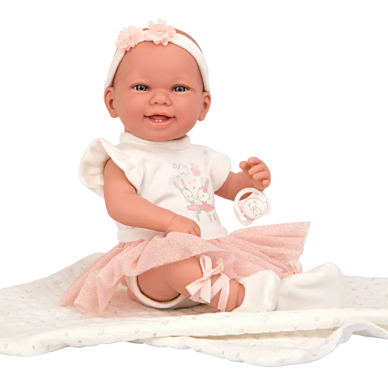 Muñeca Elegance 42 cm Zoe Bailarina con Manta - Arias 65344