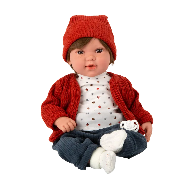 Muñeca Elegance 45 cm Iria Roja con Mecanismo 14 Sonidos - Arias 65396