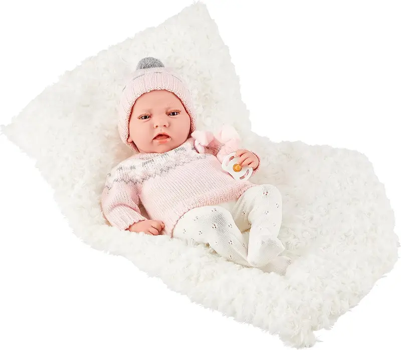 Muñeca Elegance Dafne 40 cm Rosa con Cojín - Arias 60592