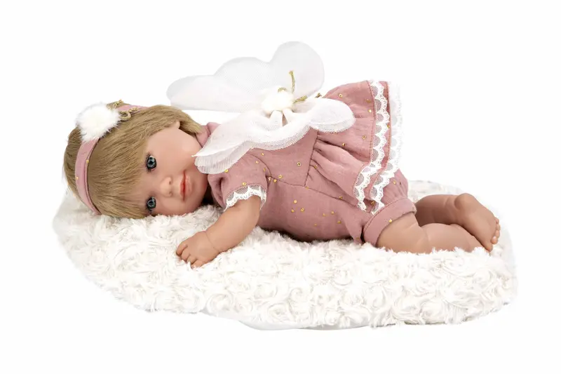 Muñeca Elegance Sora Mariposa 35 cm con Cojín y Chupete | Arias 60820