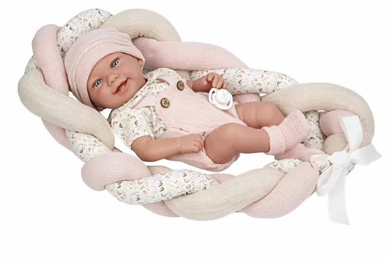 Muñeca Elegance Zoe Rosa 42cm con Cojín | Arias 65373