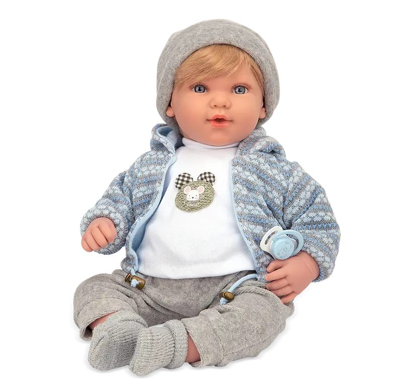 Muñeca Interactiva Arias Iria Azul 45 cm - 14 Sonidos