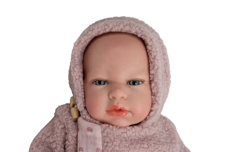 Muñeca Reborn 40 cm Luna Rosa con Manta Nido | Muñecas Arias 98214