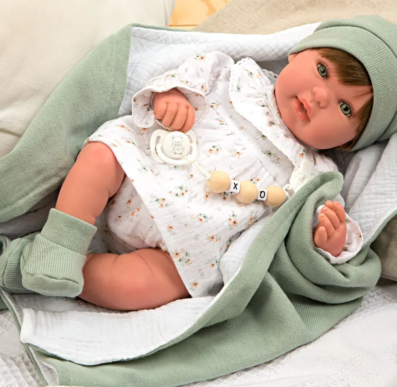 Muñeca Reborn Paulina 45 cm con Manta - Arias 98151