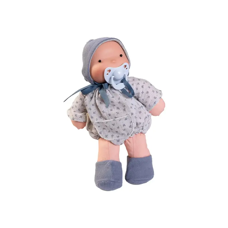Muñecas Antonio Juan - Ariel Azul con capota parejita. Organic Doll (86321)