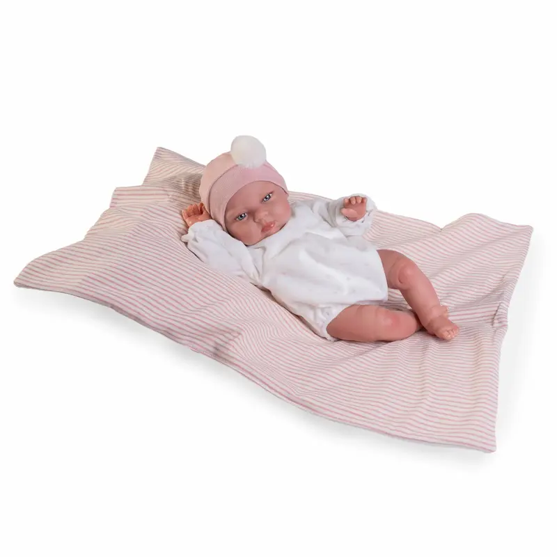 Muñecas Antonio Juan Mi Pequeño Reborn Tufi mantita (82311)