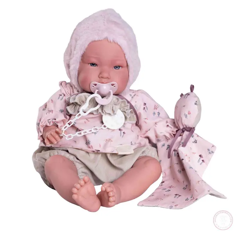 Muñecas Antonio Juan Mi Primer Reborn Alejandra con dou dou (81392)