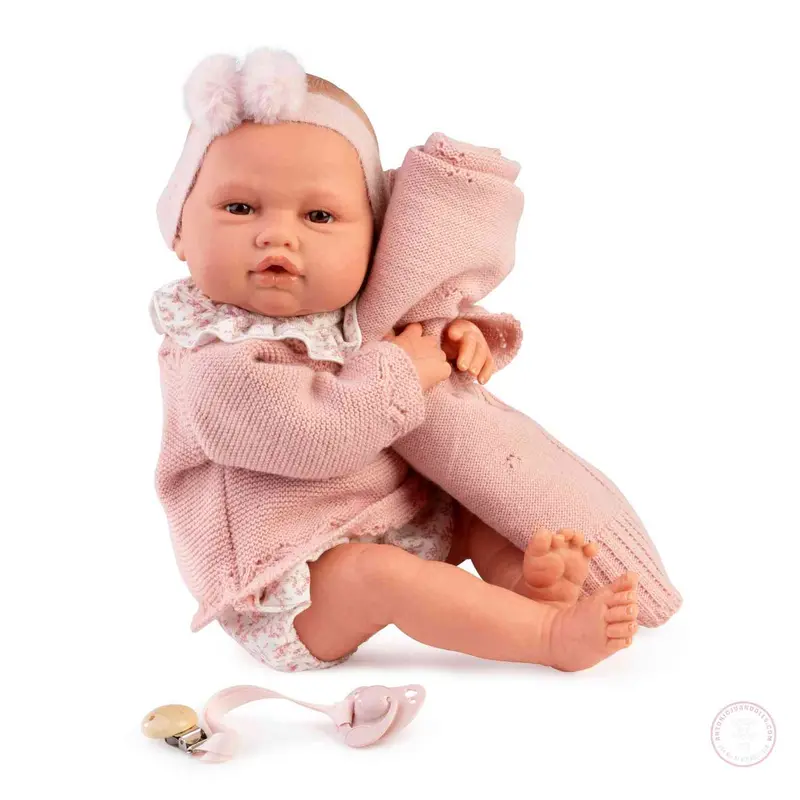 Muñecas Antonio Juan Reborn Baby Love Conjunto de punto (82401)