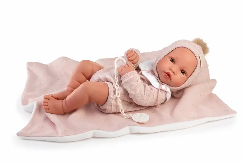 Muñecas Antonio Juan Recién Nacida Erika toquilla rosa 50440