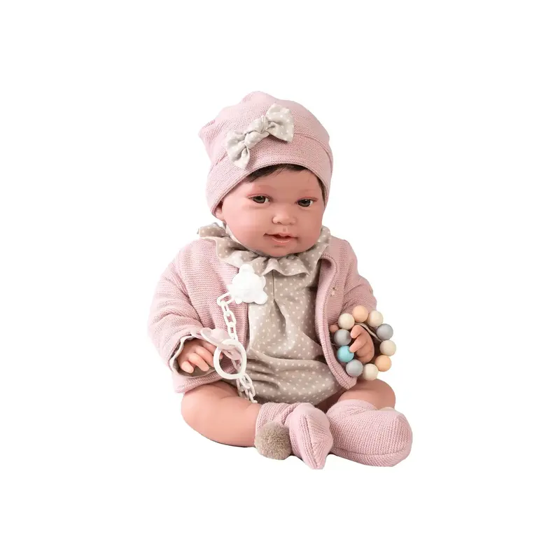 Muñecas Antonio Juan - Recién Nacida Pipa Paseo con Mordedor 42cm (33006)