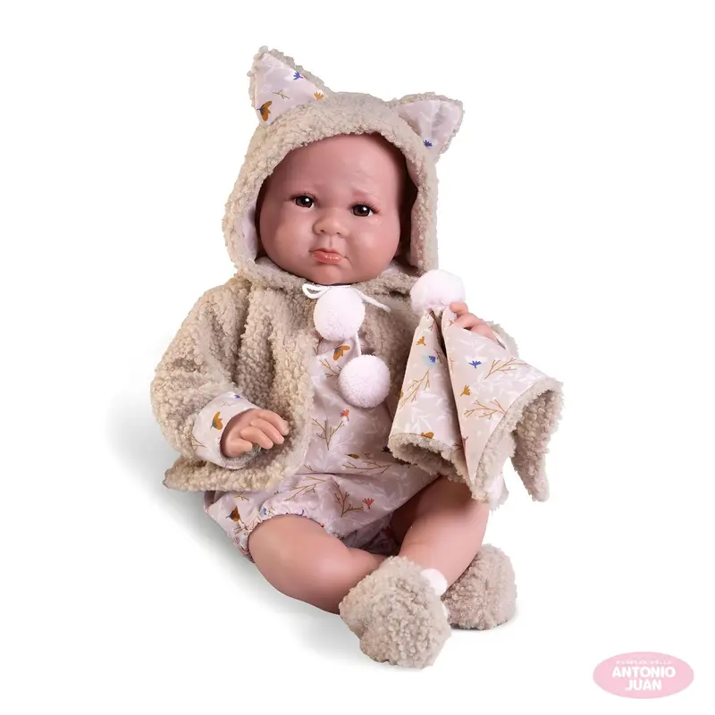 Muñecas Antonio Juan Recién Nacido Luca con chaqueta borreguillo (33362)