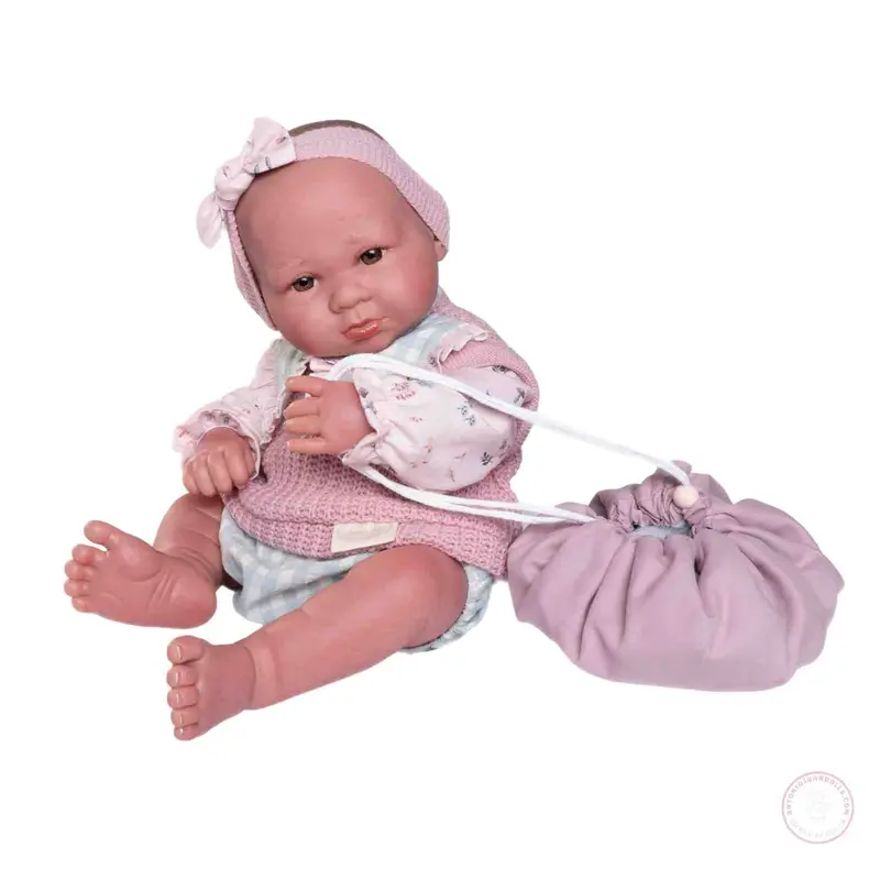 Muñecas Antonio Sweet Reborn Luca con bolso (80329)