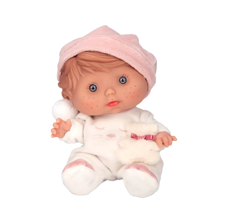 Muñeco Arias Cocolín Dream Rosa 26 cm – Suave, con Aroma a Vainilla y Pijama de Algodón