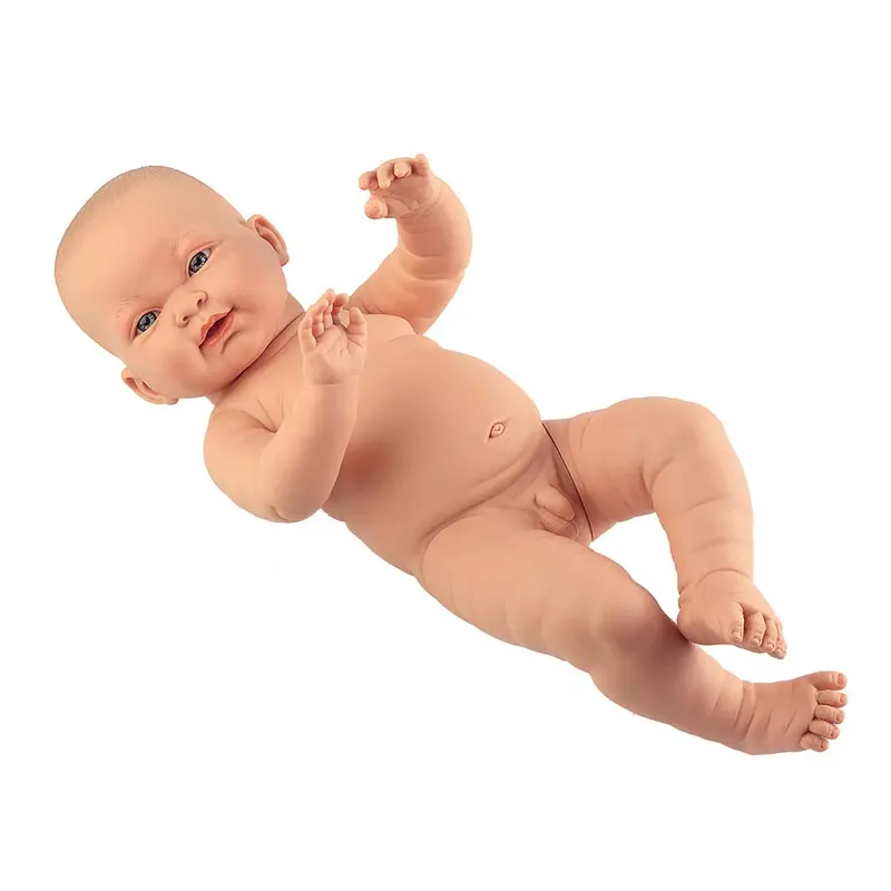Muñeco Llorens articulado 45 cm - Recién Nacidos muy suaves - Bebé Hugo sin ropita