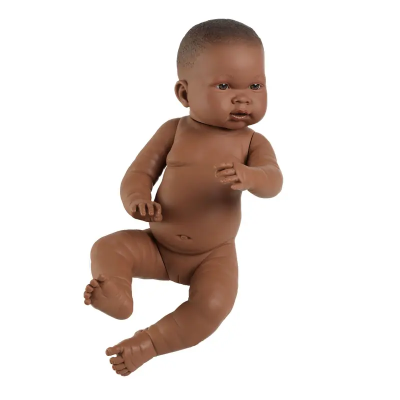 Muñeco Llorens articulado 45 cm - Recién Nacidos muy suaves - Bebé Nahia sin ropita