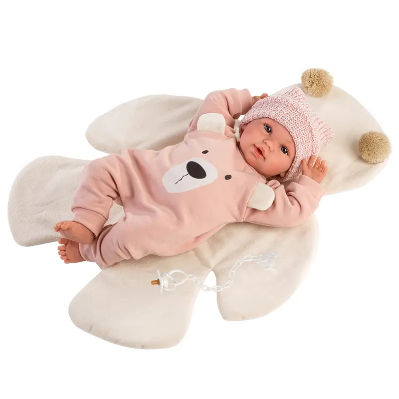 Muñeco Llorens que llora 36 cm - Recién Nacidos con sonidos de bebé - Baby Osito Marrón