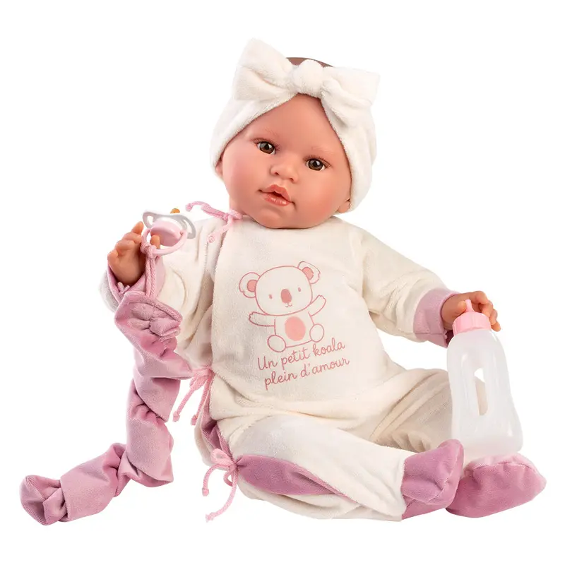 Muñeco Llorens que llora 45 cm - Recién Nacidos con sonidos de bebé – Lea Llorona