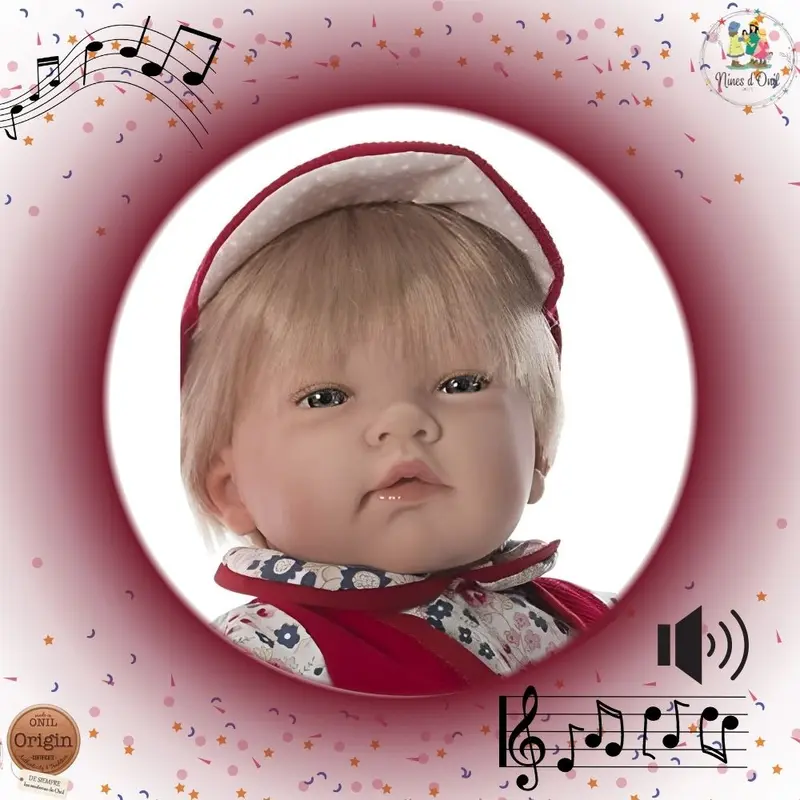 Muñeco pepon con sonido Nines de Onil 45 cm