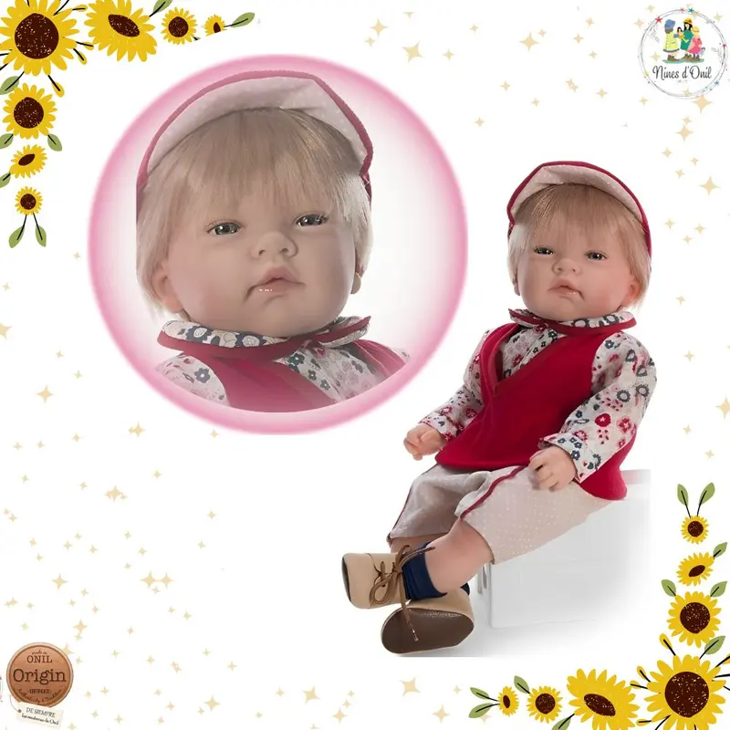 Muñeco rubio pepon Nines de onil 45 cm