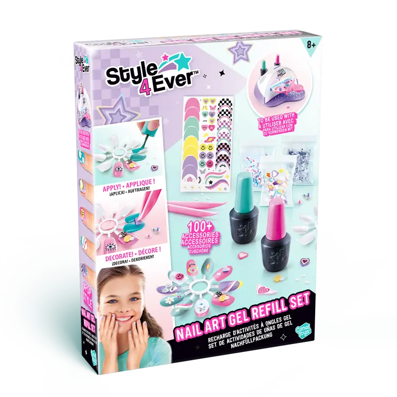 Nail Art Gel Kit de recambios - Nail Art Gel Refill kit - Style 4 Ever - OFG324