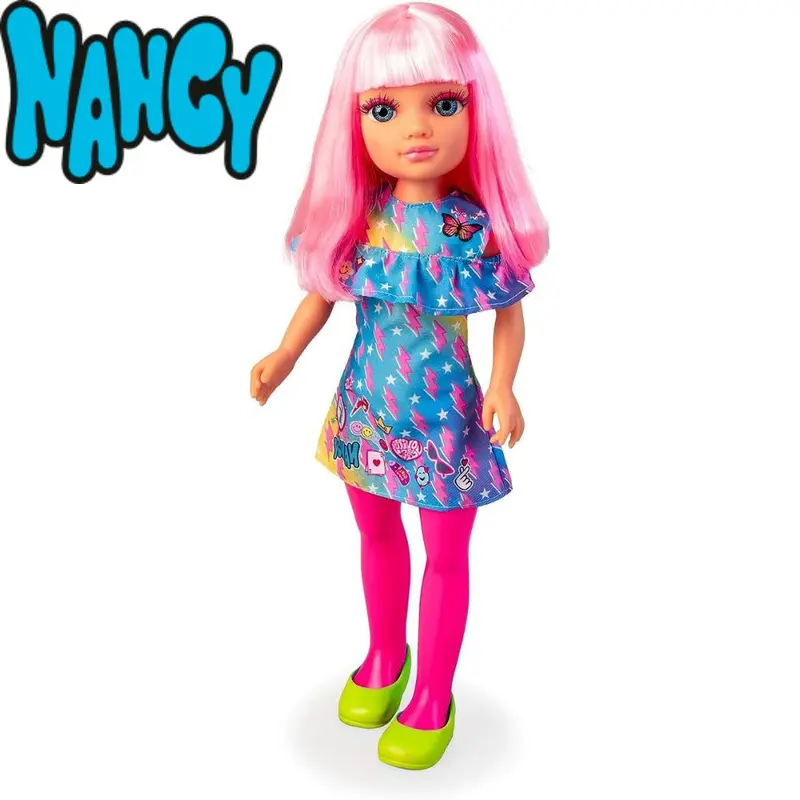 Nancy neon pelo rosa