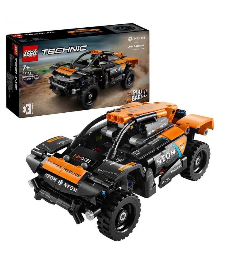 NEOM McLaren Extreme E Team Pull Back - Lego Technic 42166