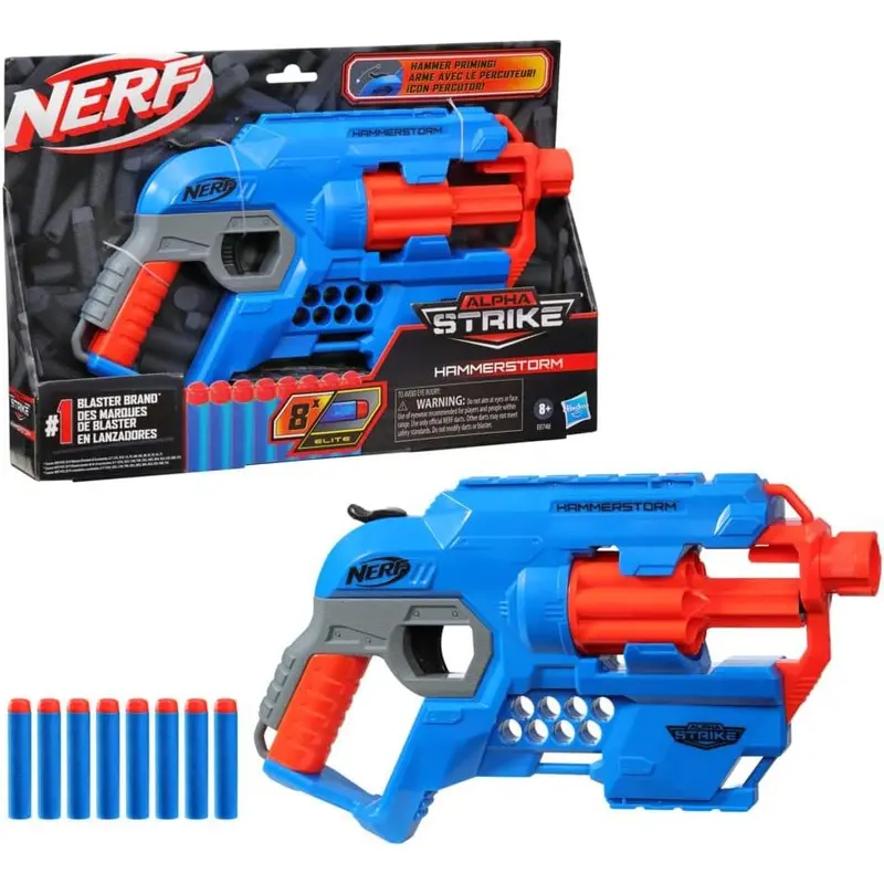 NERF Alpha Strike Hammerstorm | Lanzador de Dardos de Precisión
