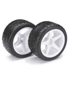 Neumatico + Llanta 1/10 Pista Delantero