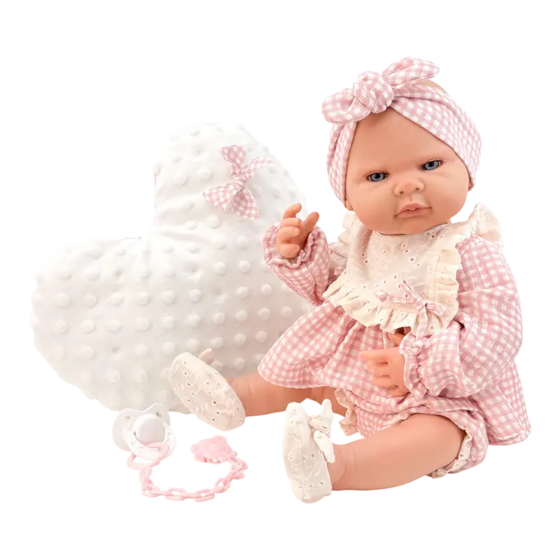 Newborn Niña Vichy Rosa Corazón