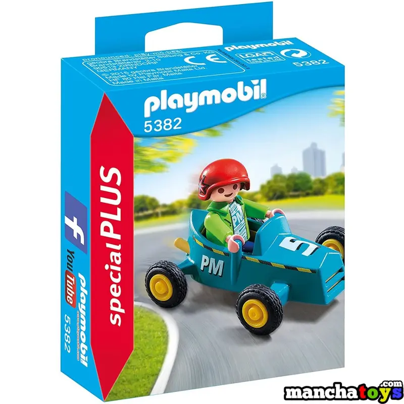 NIÑO CON KART PLAYMOBIL (5382)