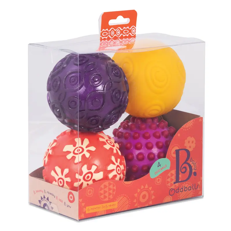 Oddballs 4 pelotas - B. Toys 71474