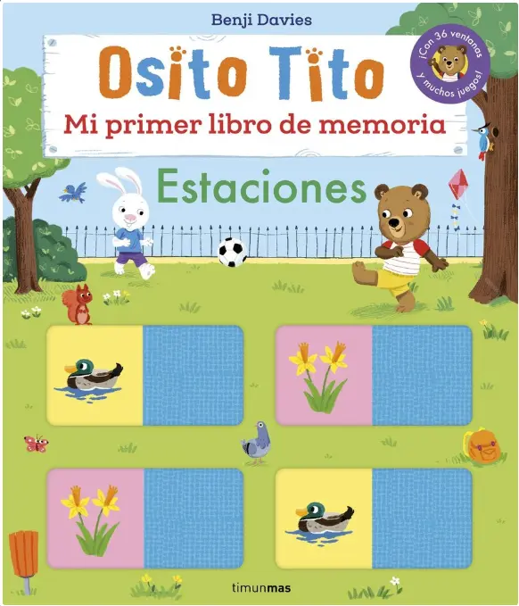 Osito Tito - Libro De Memoria Estaciones - Timun Mas Infantil