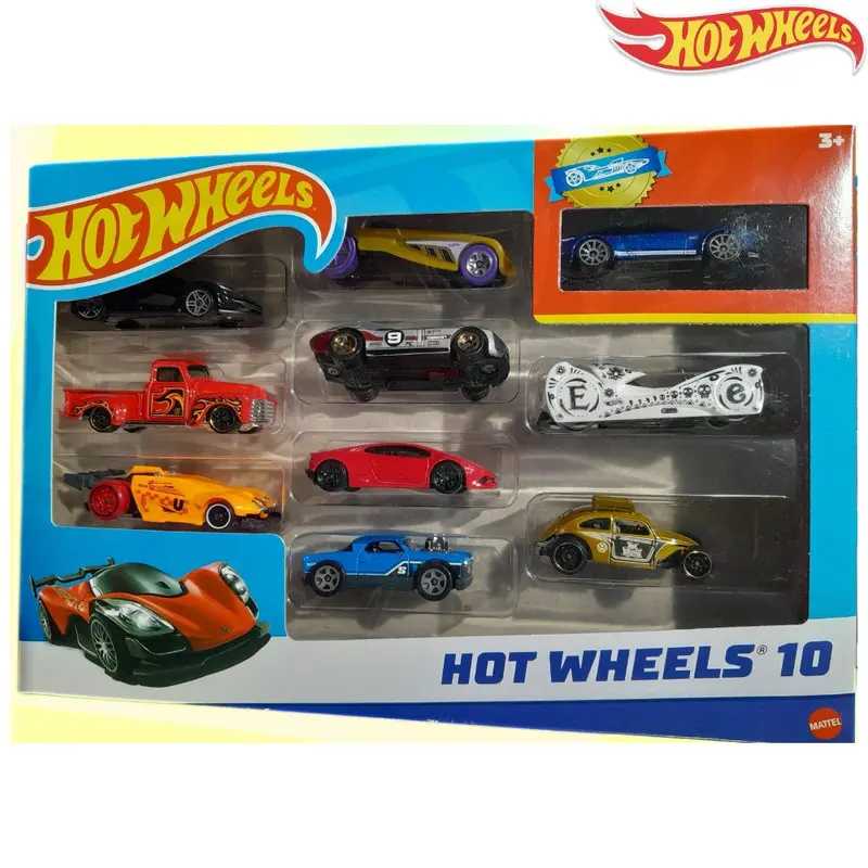 Pack 10 coches Hot Wheels escala 1/64