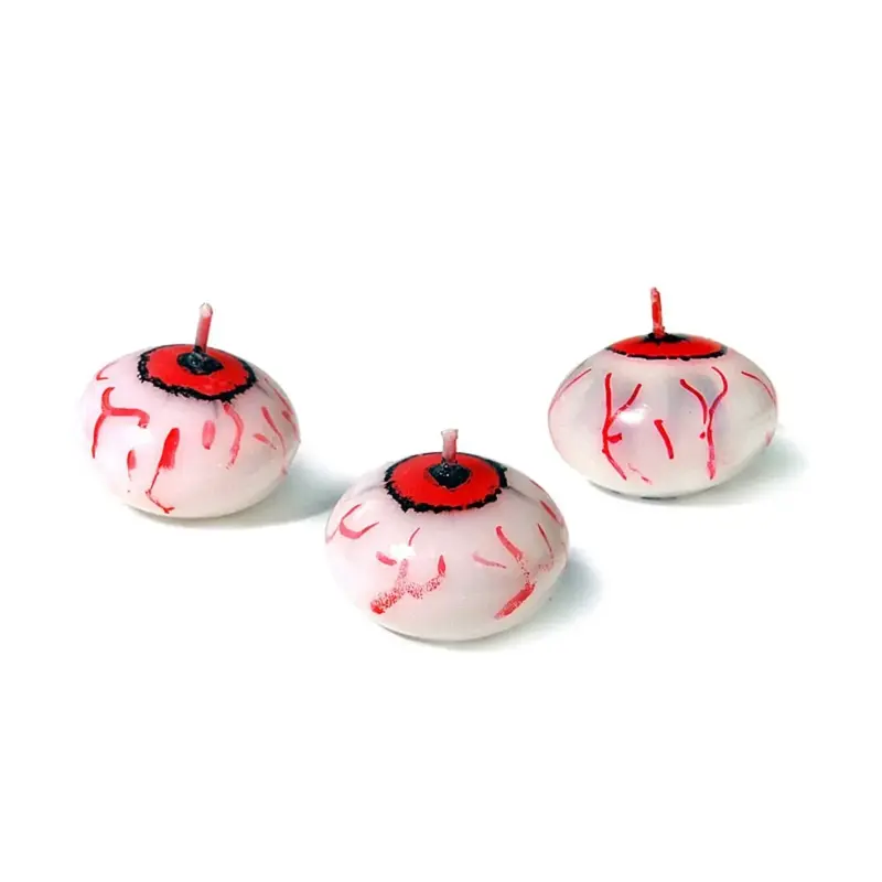 Pack 3 Vela flotante Ojo (4cm diametro)