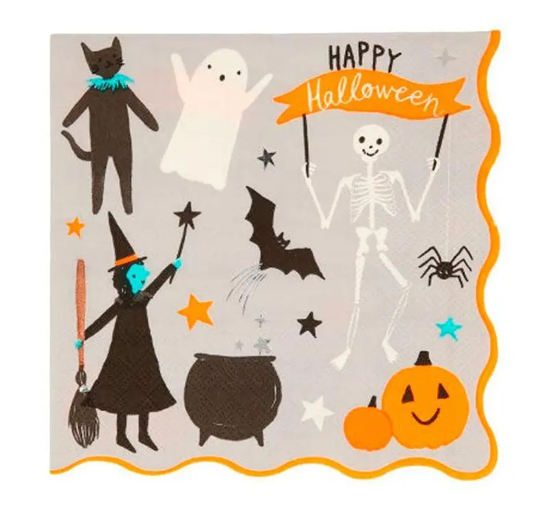 Pack de 16 servilletas Happy Halloween