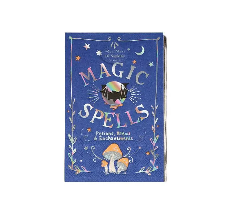Pack de 16 servilletas Magic Halloween