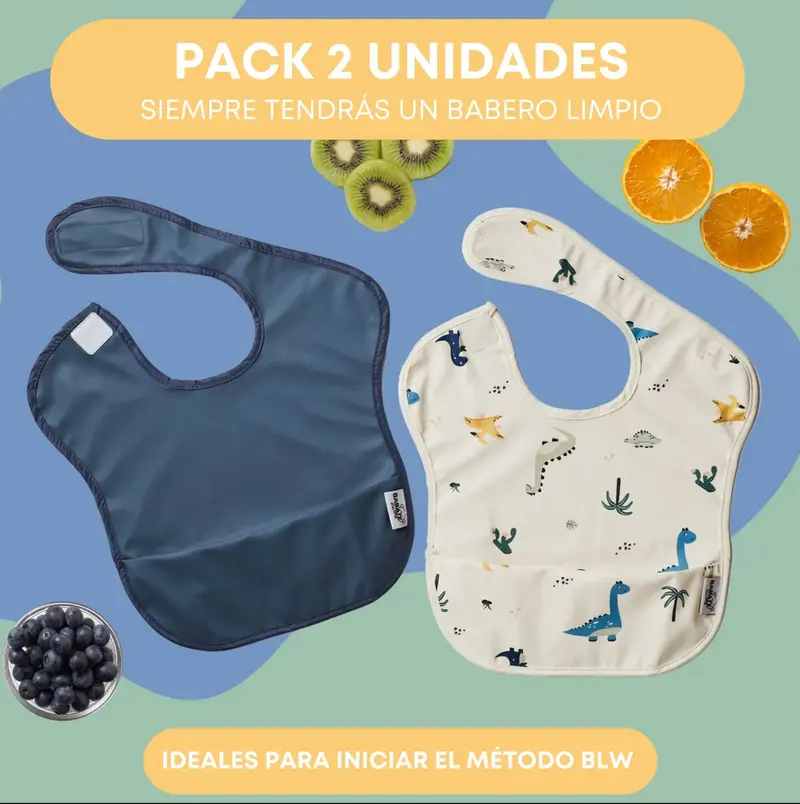 Pack de 2 Baberos sin manga (Varios modelos) - Babaté