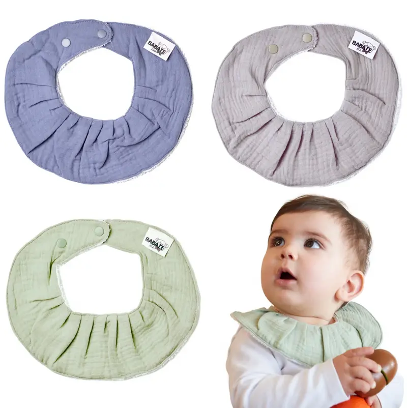 Pack de 3 Baberos de algodón (Varios modelos) - Babaté