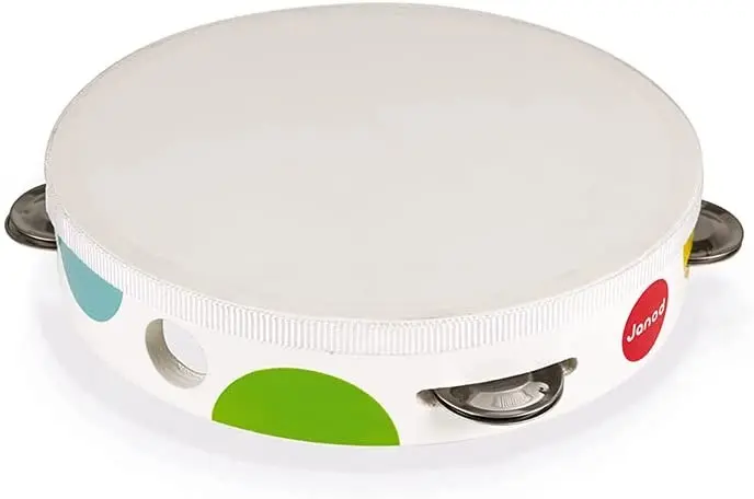 Pandereta infantil de madera - janod j07601