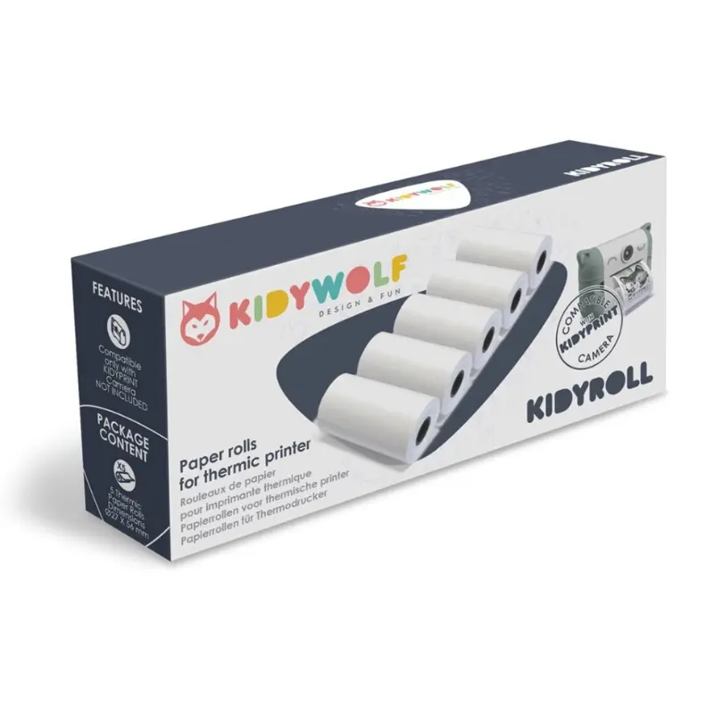 Papel térmico para KidyPrint - Kidywolf