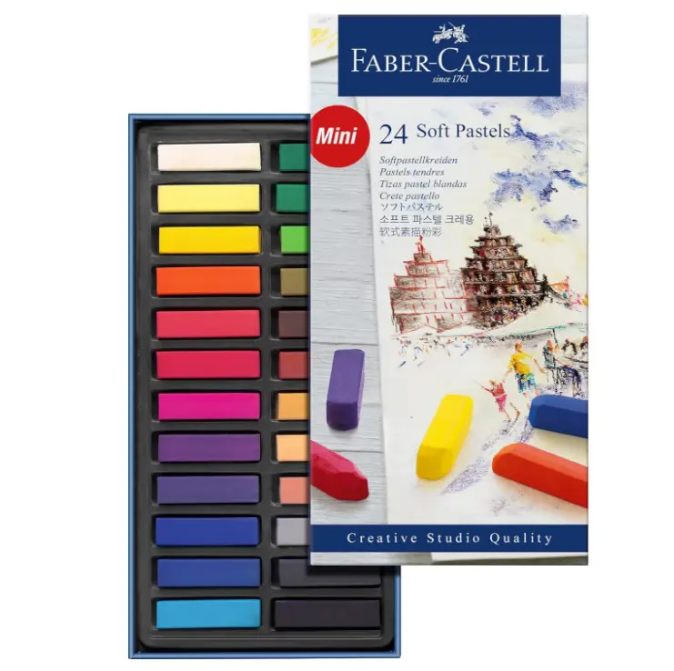 Pasteles blandos 24 colores - FaberCastell