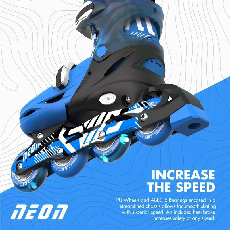 Patines Combo Neon Goteki Azul- Yvolution