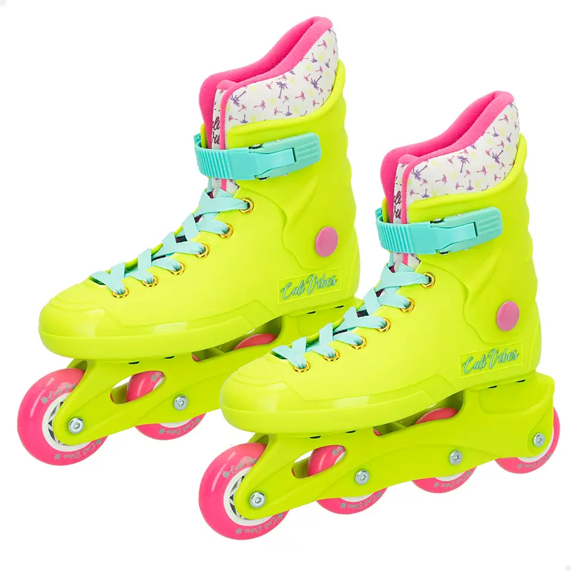 Patines en línea amarillo neón T. 38-39 CB Riders