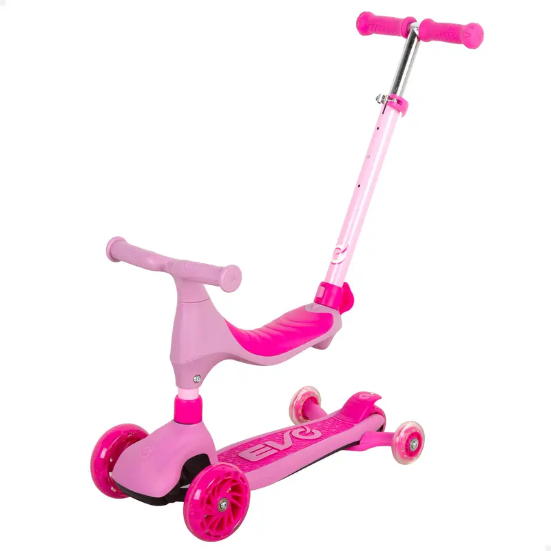 Patinete evolutivo 4 en 1 rosa EVO