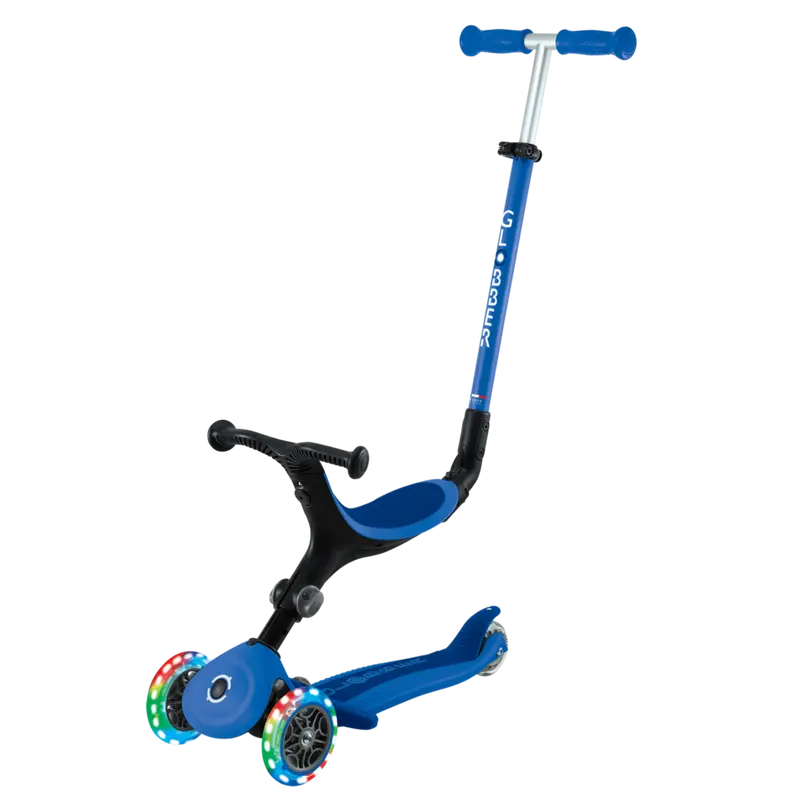 Patinete Globber Go up Actives Luces Azul Marino