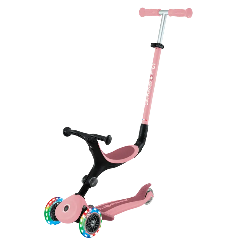 Patinete Globber Go up Actives Luces Rosa
