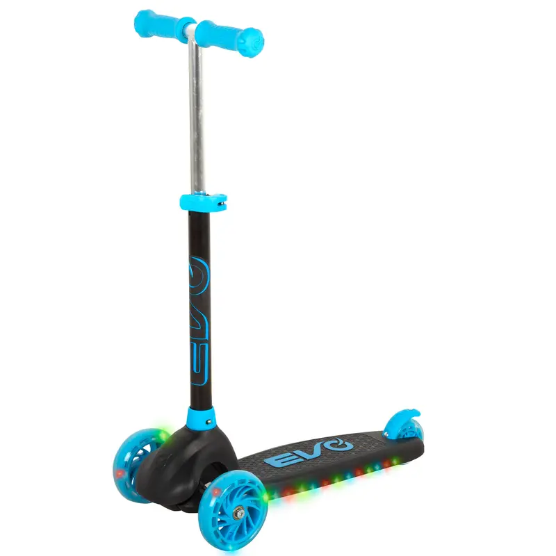 Patinete infantil 3 ruedas con luces EVO
