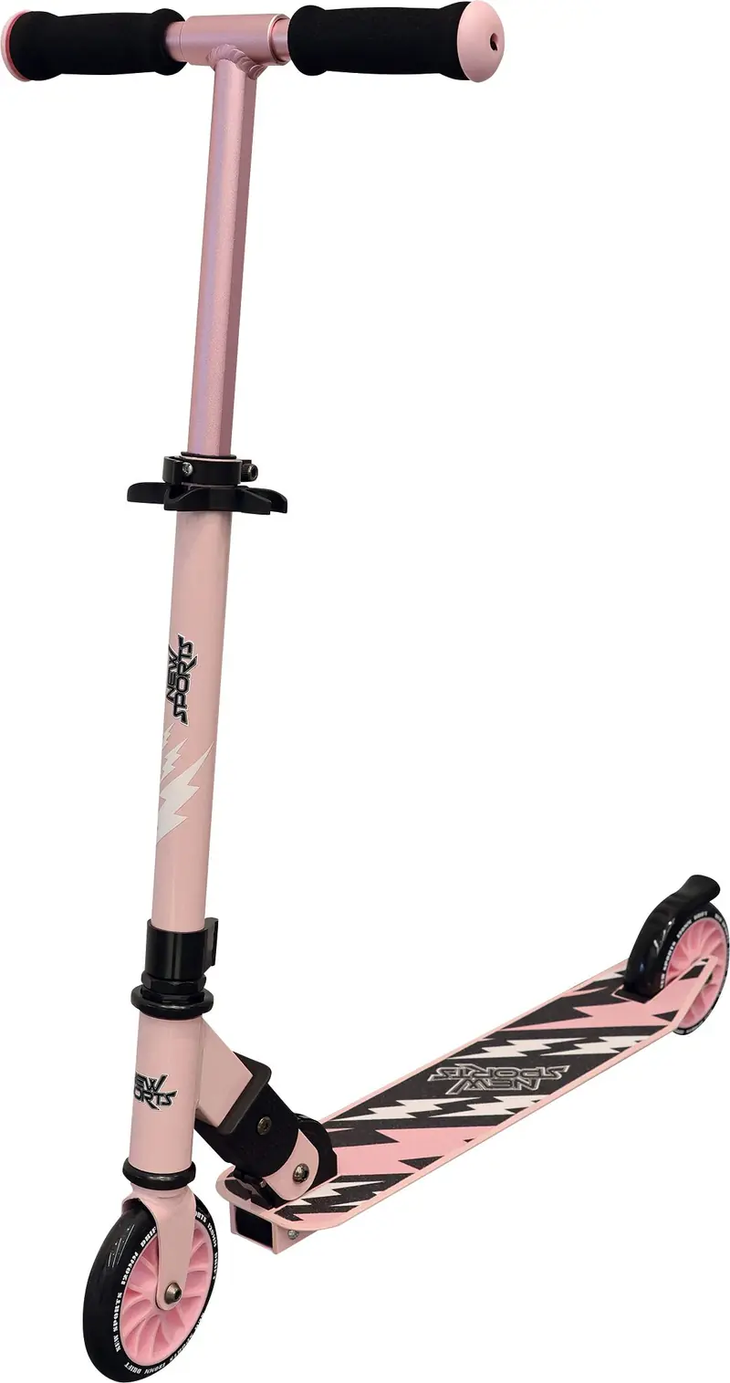 Patinete Rosa y Negro 2 Ruedas - New Sports 73426898