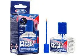 Pegamento Plastico Deluxe Magic C/Brocha